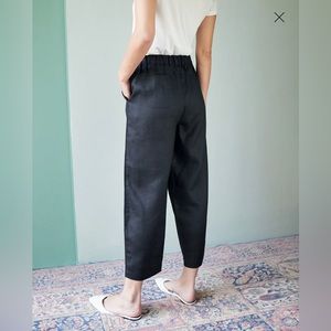Quince 100% European Linen Pants - Black - XS